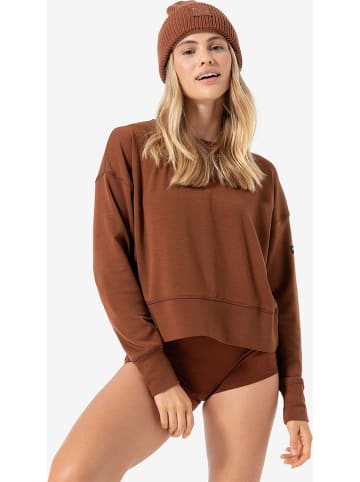 super.natural Sweatshirt "Krissini" in Hellbraun