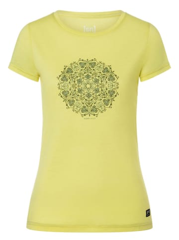 super.natural Funktionsshirt "Ornamental" in Gelb