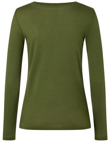 super.natural Longsleeve "Bubble Tree" in Grün