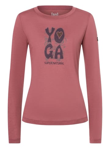 super.natural Yogashirt "Heart of Yoga" in Pink