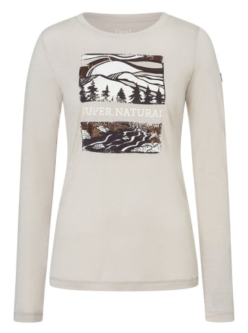 super.natural Funktionsshirt "Great Bear River" in Creme