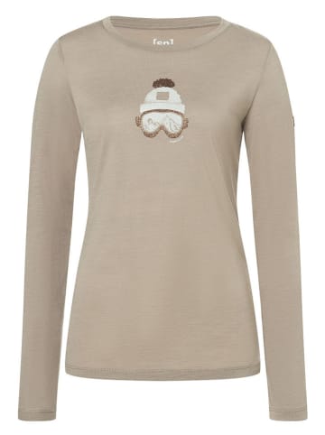 super.natural Functioneel shirt "Gogeanie" beige
