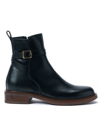 British Passport Leren boots zwart