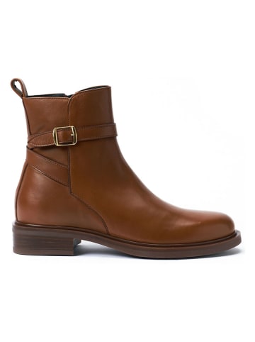 British Passport Leren boots lichtbruin