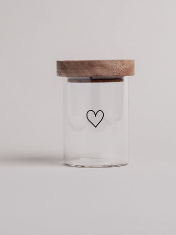 Eulenschnitt Vorratsglas "Herz" - (H)9 x Ø 6 cm