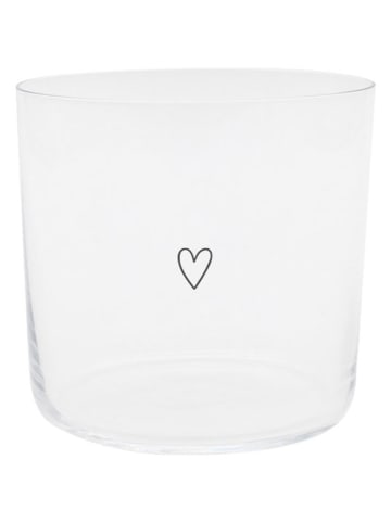 Eulenschnitt Trinkglas "Herz" - 350 ml