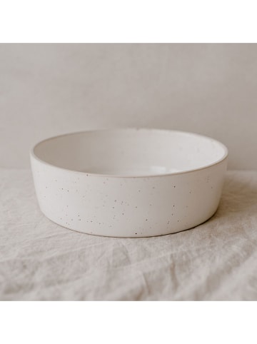 Eulenschnitt Schale "Calma" in Weiß - Ø 27 cm