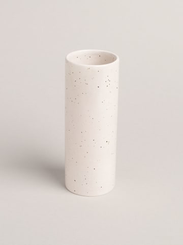 Eulenschnitt Vase "Calma" in Weiß - (H)15 x Ø 5,5 cm