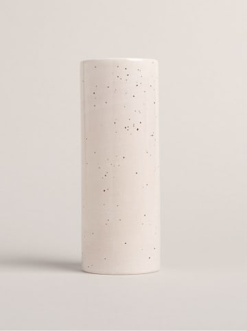 Eulenschnitt Vase "Calma" in Weiß - (H)15 x Ø 5,5 cm