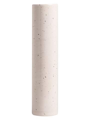 Eulenschnitt Vase "Calma" in Weiß - (H)24 x Ø 5,5 cm