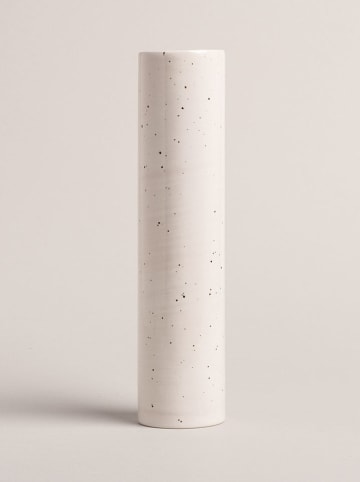 Eulenschnitt Vase "Calma" in Weiß - (H)24 x Ø 5,5 cm