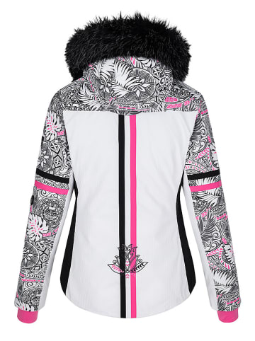 Kilpi Ski-/ Snowboardjacke "Lena" in Weiß/ Schwarz/ Pink