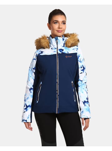Kilpi Ski-/snowboardjas "Lena" blauw/ wit/ lichtblauw