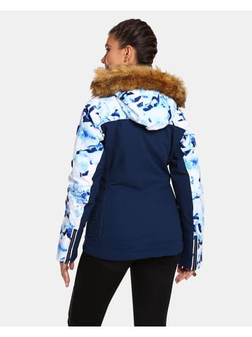 Kilpi Ski-/snowboardjas "Lena" blauw/ wit/ lichtblauw