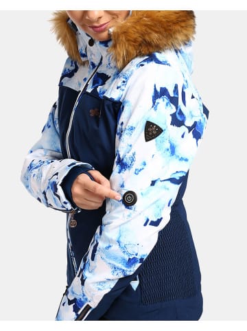 Kilpi Ski-/snowboardjas "Lena" blauw/ wit/ lichtblauw