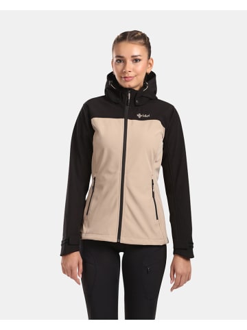 Kilpi Softshelljacke "Ravia" in Beige/ Schwarz
