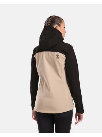 Kilpi Softshelljacke "Ravia" in Beige/ Schwarz