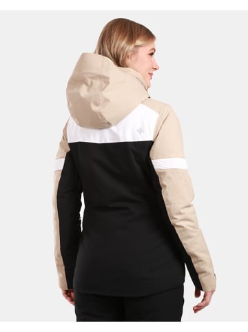 Kilpi Ski-/snowboardjas "Valera" zwart/ beige/ wit