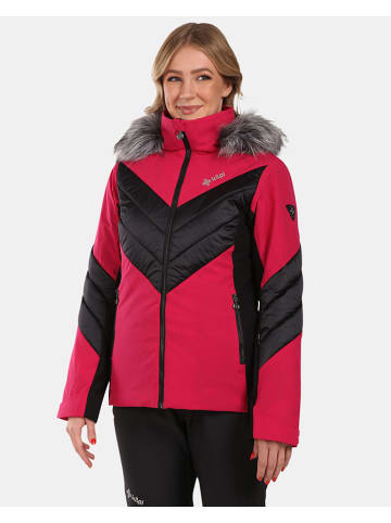 Kilpi Kurtka narciarska "Lin" w kolorze różowo-czarnym