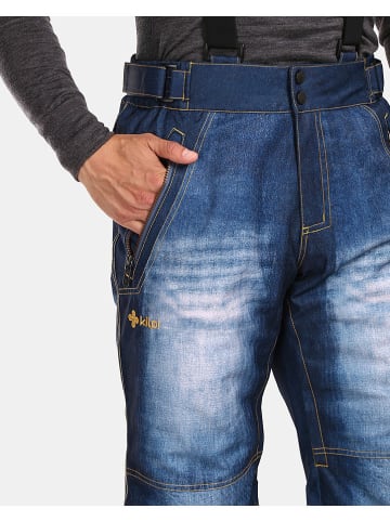 Kilpi Ski-/snowboardbroek "Denimo" blauw/ wit