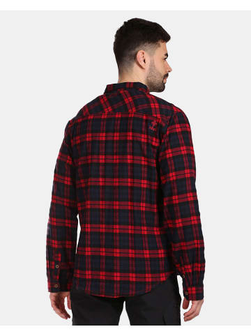 Kilpi Blouse "Flanny" zwart/ rood