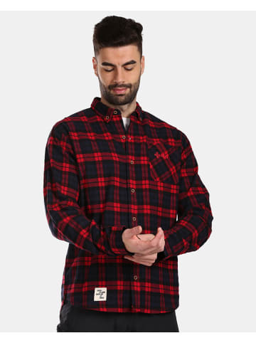 Kilpi Blouse "Flanny" zwart/ rood