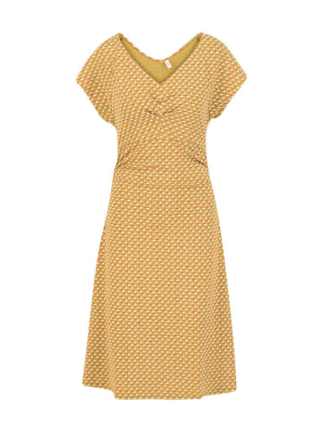 Blutsgeschwister Kleid in Gelb/ Rot/ Weiß