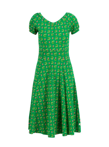 Blutsgeschwister Jurk groen/rood