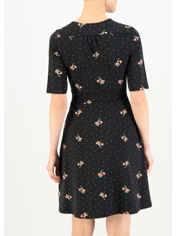 Blutsgeschwister Jurk "Hootchy Kootchy" zwart/meerkleurig