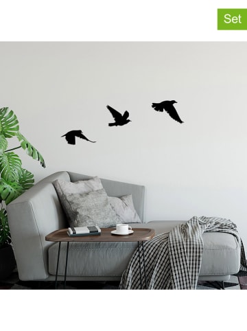 ABERTO DESIGN 3er-Set: Wanddekore "Birds"