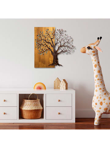 ABERTO DESIGN Dekoracja ścienna "Mysterious Tree" - 60 x 58 cm