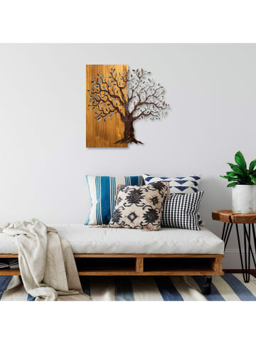 ABERTO DESIGN Dekoracja ścienna "Mysterious Tree" - 60 x 58 cm