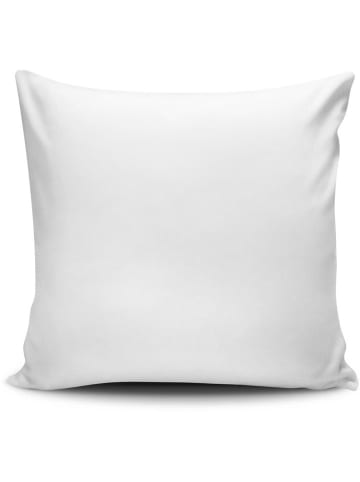 ABERTO DESIGN Kissen in Creme/ Rot