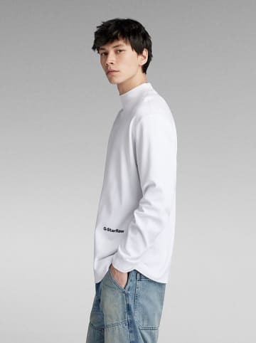 G-Star Longsleeve in Weiß