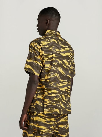 G-Star Blouse bruin/geel