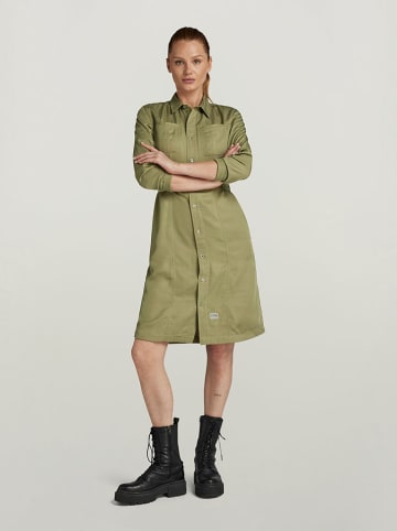 G-Star Hemdkleid in Khaki