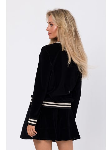 made of emotion Fluwelen vest zwart