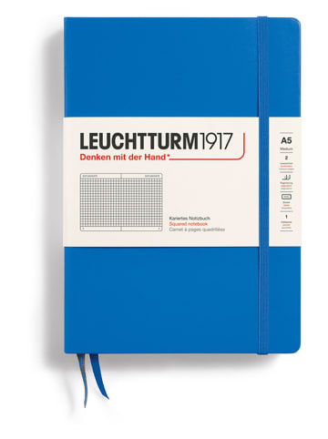 LEUCHTTURM1917 Geruite notitieboek blauw - A5