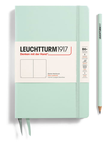 LEUCHTTURM1917 Blanko Notizbuch in Mint - (B)12,5 x (H)19 cm