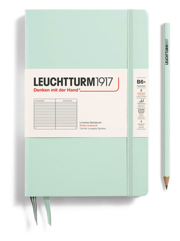 LEUCHTTURM1917 Liniertres Notizbuch in Mint - B6+
