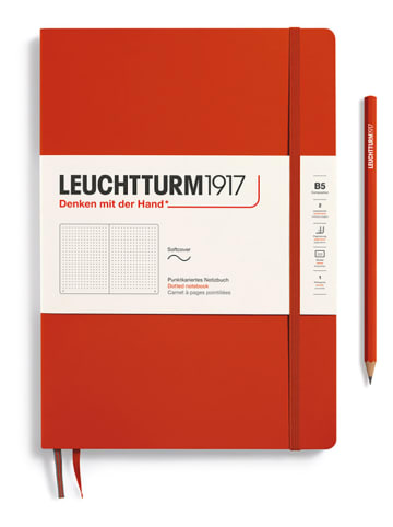 LEUCHTTURM1917 Gestipt notitieboek rood - B5