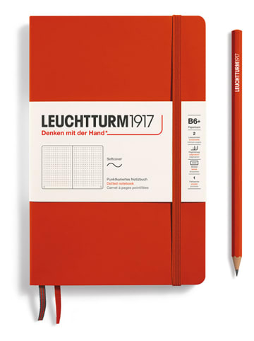 LEUCHTTURM1917 Gepunktetes Notizbuch in Rot - B6+