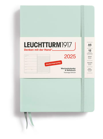 LEUCHTTURM1917 Wochenkalender & Notizbuch in Mint - A5