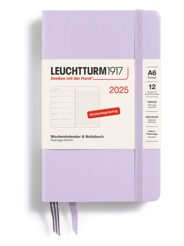 LEUCHTTURM1917 Wochenkalender & Notizbuch in Lila - A6