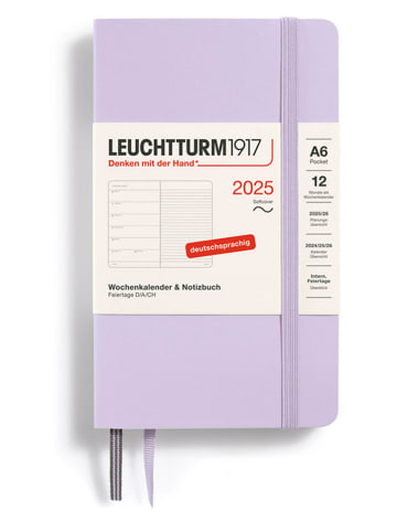 LEUCHTTURM1917 Wochenkalender & Notizbuch in Lila - A6