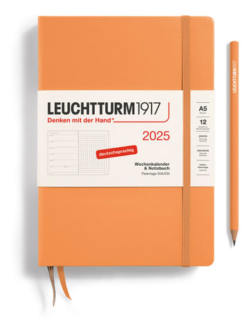 LEUCHTTURM1917 Wochenkalender & Notizbuch in Apricot - A5