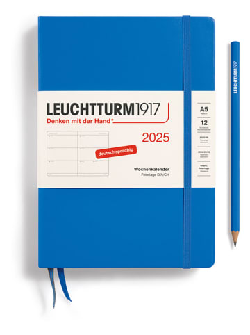 LEUCHTTURM1917 Wochenplaner in Blau - A5