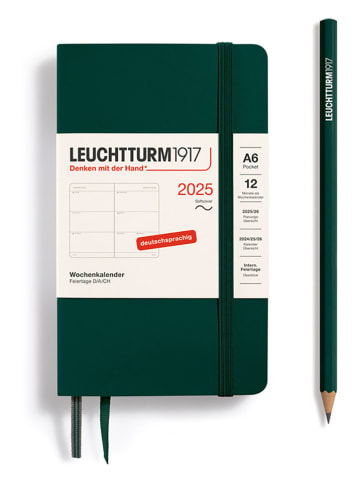 LEUCHTTURM1917 Wochenplaner in Dunkelgrün - A6