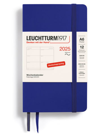 LEUCHTTURM1917 Wochenplaner in Blau - A6