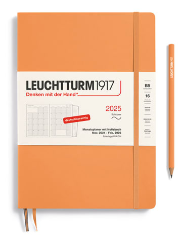 LEUCHTTURM1917 Monatsplaner & Notizbuch in Schwarz - B5